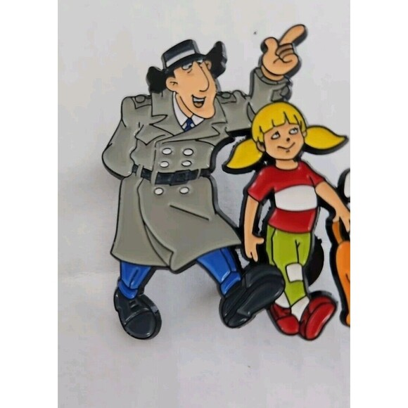 Inspector Gadget with Penny & Brain Pin Double Post - Picture 5 of 5